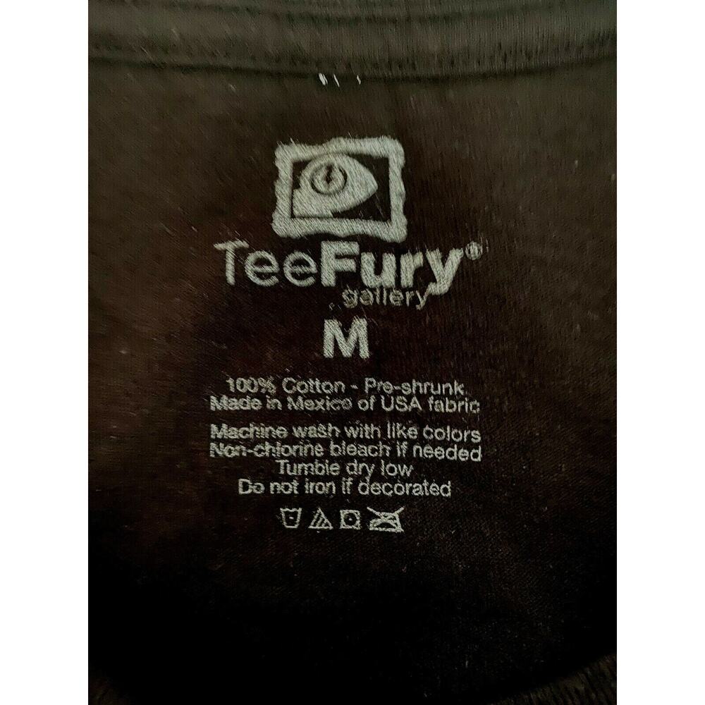 TeeFury Star Wars Rebel Black Fitted Graphic Mashup T-Shirt Medium Preshrunk New - Picture 5 of 5